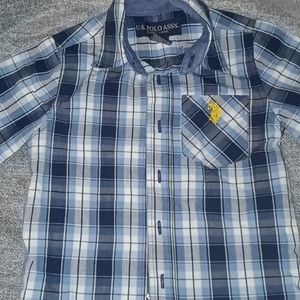 U.S. polo, toddler 2t, short sleeve button down